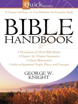 cover image of Quicknotes Bible Handbook